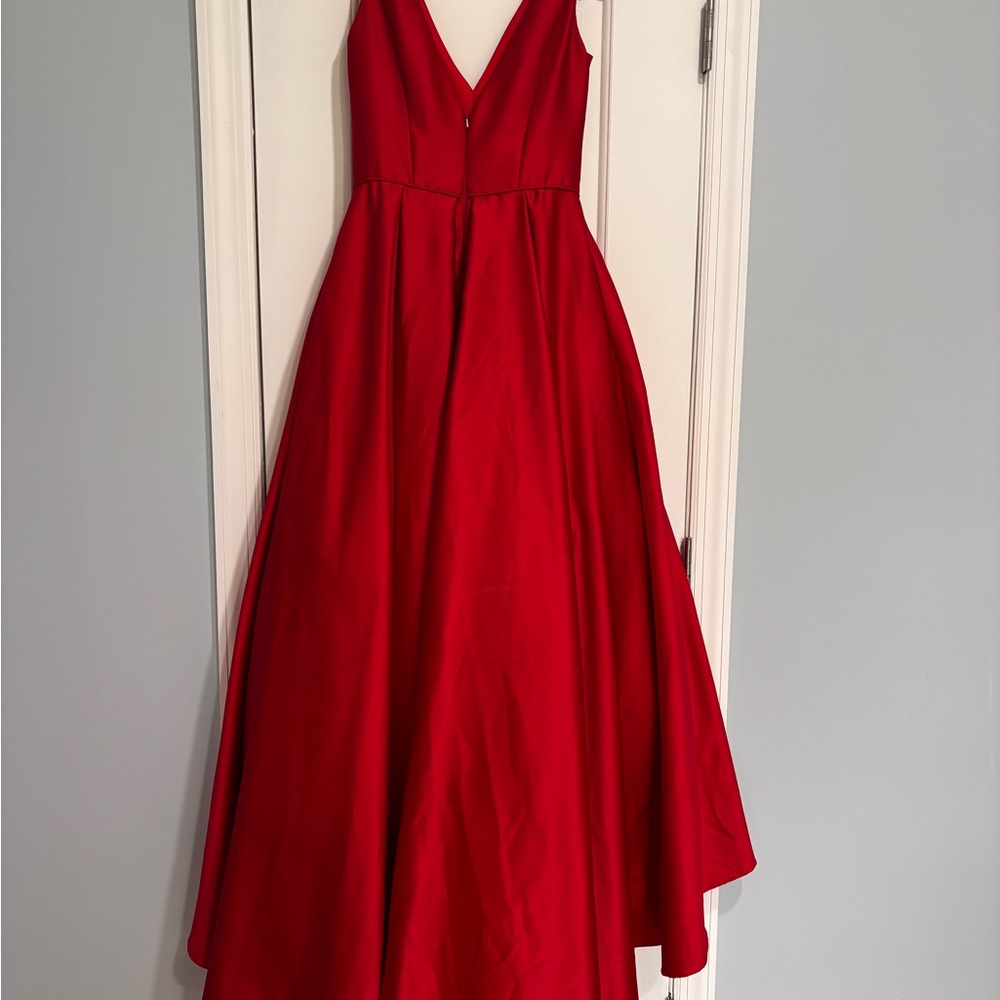 Elegant Red Evening Gown